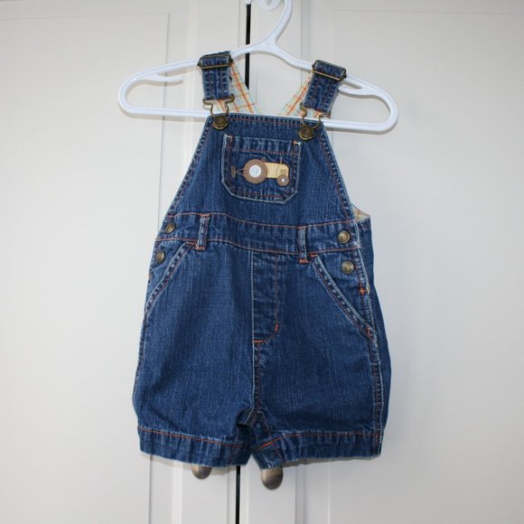 2/$20 Baby boy Gymboree overall shorts 6-12 months - Picture 2 of 14